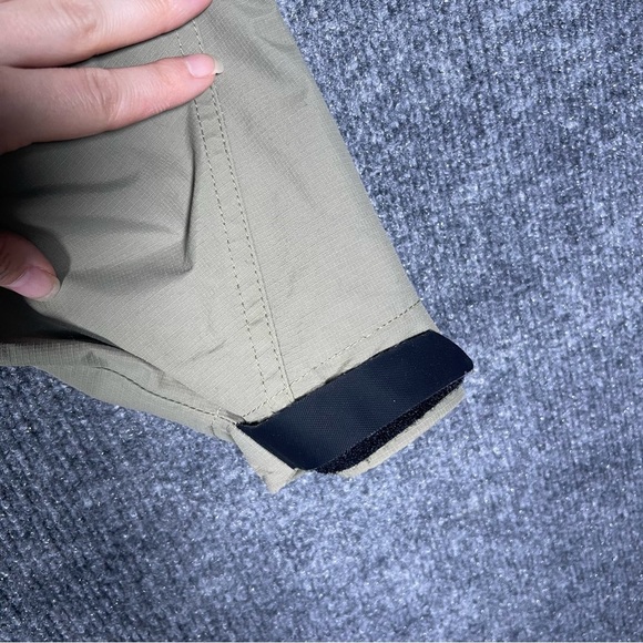 Eddie Bauer Men’s Medium Green/ Tan Fleece Lined Jacket Active Hiking Gorpcore - Picture 8 of 16